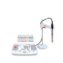 a-AB23PH - F - AQUASEARCHER Masa Tipi pH Metre Seti - ST320 pH Elektrodu - pH Tampon Çözeltileri Mini Set (4 × 50mL)