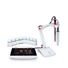 a-AB33M1-F - AQUASEARCHER Masa Tipi pH / İletkenlik / TDS / Tuzluluk Ölçer Seti - ST310 pH Elektrodu - STCON3 İletkenlik Probu - pH Çözeltileri Mini Set (4 × 50mL) - İletkenlik Solüsyon Seti (1413 uS